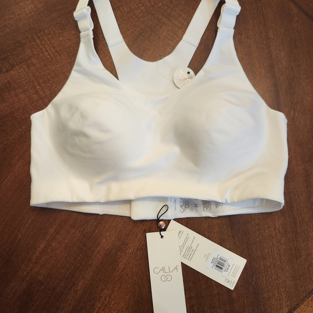 CALIA by Carrie Underwood White Racerback Bra